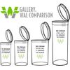 150 Translucent Smoke Vials - 30 DRAM Pop Top Bottle - Smell Proof Containers