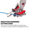 Sharp-tec 3pc Pliers Set: 8" Wire Cutters, Long Nose & Combination Pliers - UK Professional Tool Set