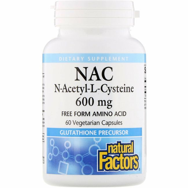 Natural Factors N-Acetyl-L-Cysteine 600mg 60caps