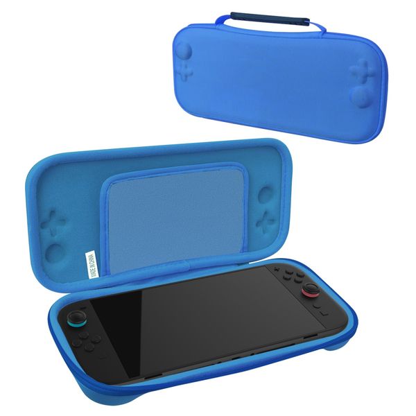 Hermitshell Nintendo Switch 2 Controller Hard Travel Case (Case Only) (Sizes: Small/Large) (Blue, Small)