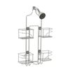 Home Shower Caddy Storage Chrome Hanging Shelf Bathroom Elegance Organizer Rack