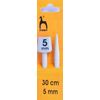 Pony Knitting Needles 5 mm x 30 cm, Grey (Package may vary)