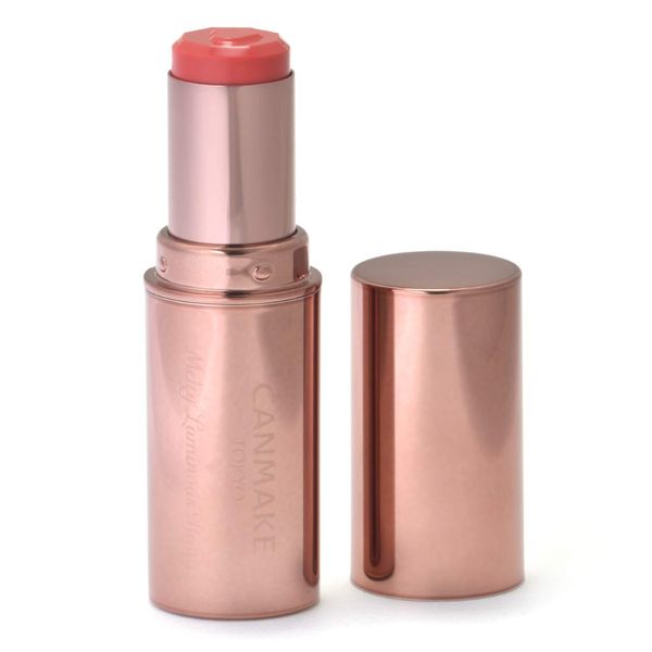Canmake Merteal Minus Rouge T03 Dearest Red Lipstick, 3.8 grams (x1)