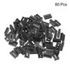 sourcing map 80Pcs DIP IC Chip Socket Adapter, 2.54mm Pitch 14 Pin Gate Soldering Flat Circuit Chip