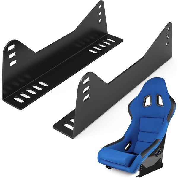 2PCS Universal Racing Side Mount Brackets Fits Recaro Bride OMP Bucket Seat