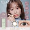 [ Miyawaki Sakura Image Model Colored Contacts ] MOLAK One Day 10pcs Dazzle Gray (Prescription) [-3.00]