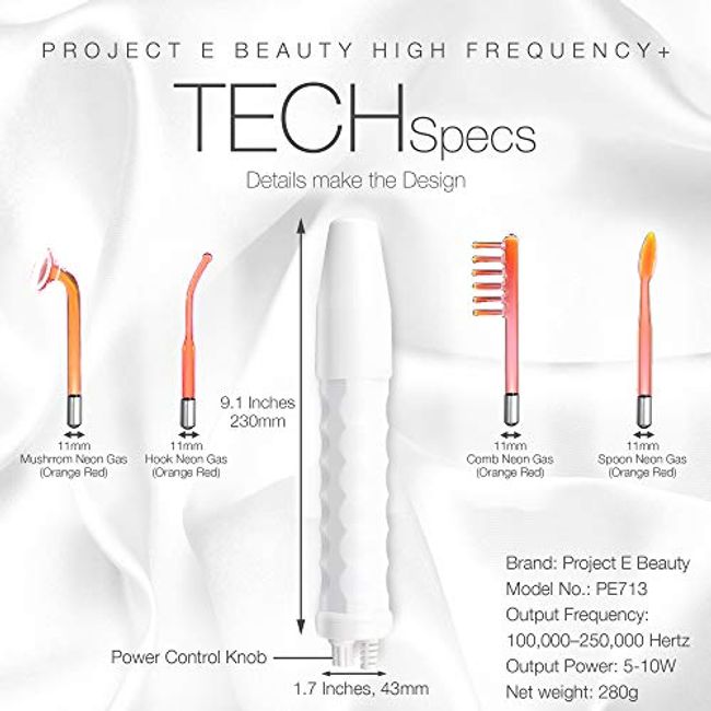 Project E Beauty Faisca Neon & Argon | High Frequency Wand