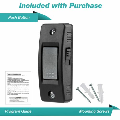 Push Button Garage Door Opener Control For LiftMaster 883LM Security+ 2.0 Yellow