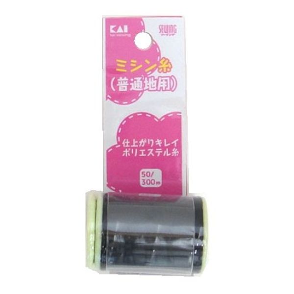 Kai Corporation KM3162 Sewing Machine Thread Black 50/300M