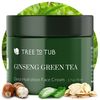 Tree To Tub Hydrating Face Moisturizer for Dry & Sensitive Skin - Water Based Hyaluronic Acid Facial Moisturizer, Vitamin C & E Face Cream for Women & Men w/Organic Aloe, Green Tea, Natural Ginseng