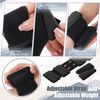 Adjustable Wrist Weights, Ergonomic Design, Set of 2, Black (BLACK)