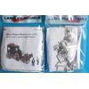 Langley Models Horse Drawn Hearse + Figures + coffin N Scale UNPAINTED Kit E48