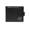 Leather Wallet with Pewter badge attached