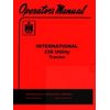 INTERNATIONAL FARMALL 330 Utilty Operators Manual IH