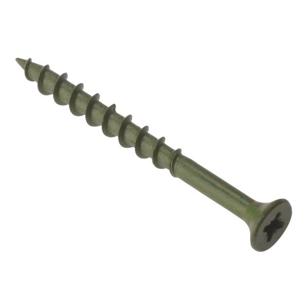ForgeFix Countersunk Decking Screws | 4.5 x 50mm | Green | Box 200