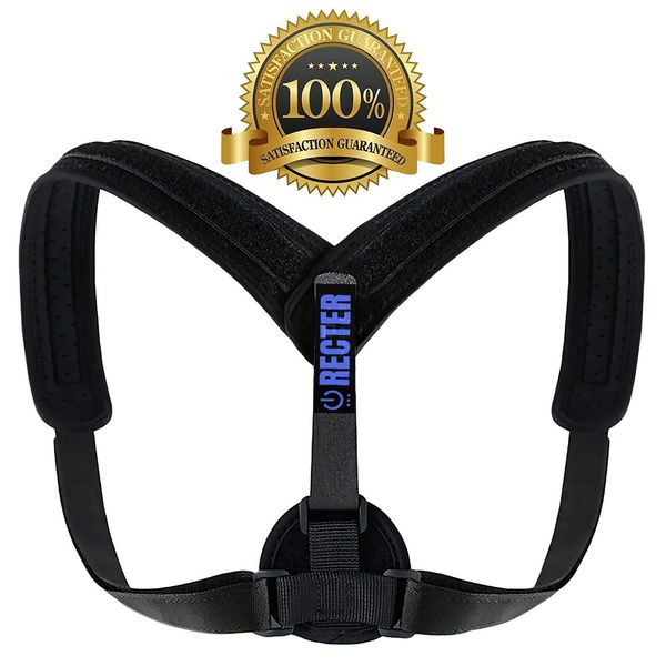 Posture Corrector Back Shoulder Support Brace Belt Therapy Adjustable Men Women