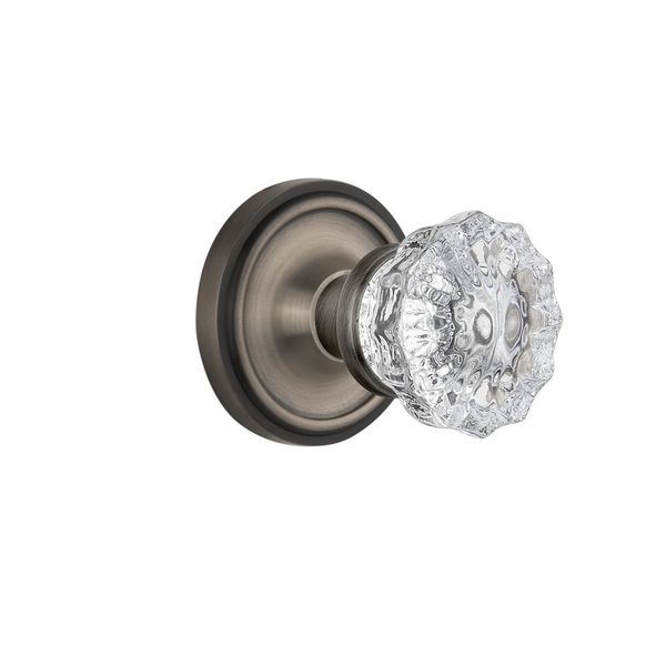 Nostalgic Warehouse Classic Rosette with Crystal Door Knob