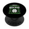 Traumatic Brain Injury Warrior TBI PopSockets Adhesive PopGrip
