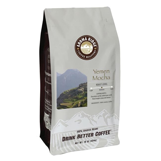 Yemen Coffee, 1 lb Whole Bean FlavorSeal Bag| medium roast| single Origin