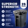 Plasticplace 64 Gallon Toter® Compatible Trash Bags - 25 Count