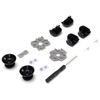 Lacement Buttons For Ps5 Controller,Borracha Controle Ps5,Accessories,Controller Replacement Kit For Ps5 Handle Conductive Rubber Pad Rocker 3D Plastic L12 Replacement Buttons Set