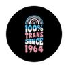 100 Percent Trans Since 1964 Transgender Boho Rainbow PopSockets Swappable PopGrip