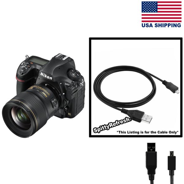 Nikon Digital SLR Camera D850 USB Power Cable Transfer Cord Replacement