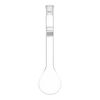 EISCO Kjeldahl Flask, 100mL - 19/26 Socket Size - Long Neck, Round Bottom - Borosilicate Glass