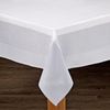 Lintex Linens Bohemia Tablecloth White/Grey 60"X84" Rectangle