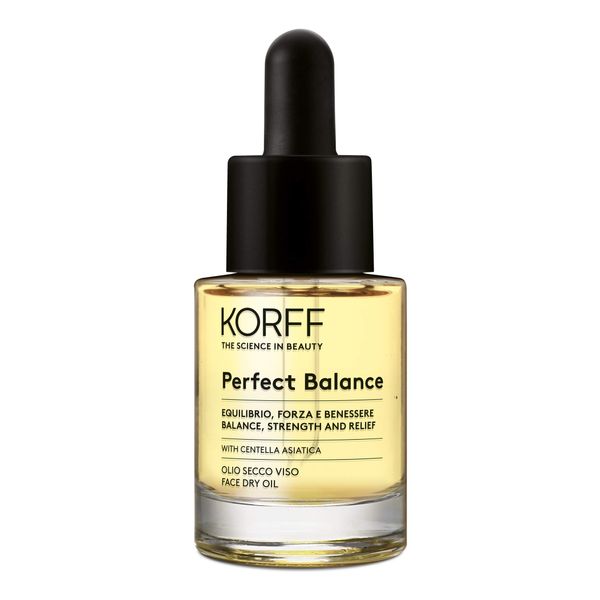 Korff Perfect Balance Olio Secco Viso Equilibrio Forza e Benessere, 15 ml