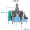 EEEKit 6 Pack 3D Ersatz Analog Stick Joystick für PS4 Dualshock 4 Xbox One Controller Xbox Elite Controller