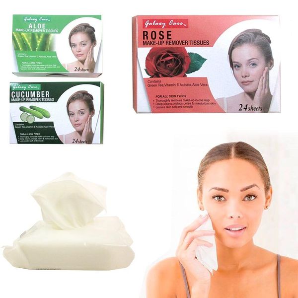 72 Makeup Remover Deep Cleansing Wipes Tissue Pad Cloth Face Eye Towelettes 3Pk