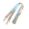 inking house World Map DOUBLE CLIP Lanyard neck strap ID holder