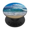 Beach Ocean Sea Wave Cloud Pattern Print PopSockets Standard PopGrip