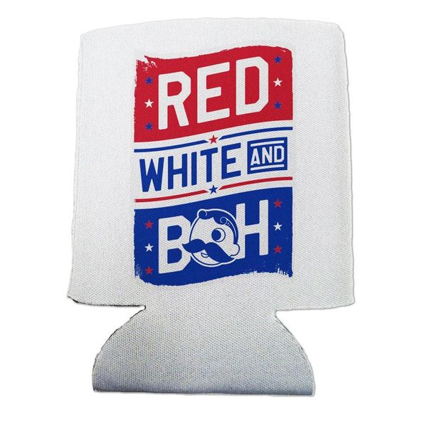 Natty Boh Red White and Boh (White)/ Can Cooler - White / 10/$6 Each