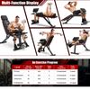 Weight Bench Adjustable Foldable Strength Training Full Body Workout Incline Gym