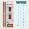 KnitPro Ginger Double Pointed Needles 6" (15cm) | 3.50mm