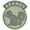 MSM SECRET SQUIRREL MILSPEC MONKEY TACTICAL ARMY MULTICAM PVC HOOK MORALE PATCH