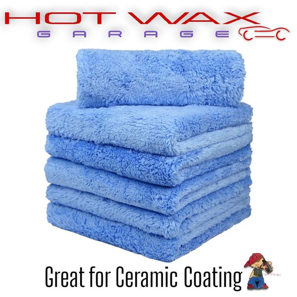 3 Super Thick Microfiber Plush Towel Cleaning No-Scratch Rag Polishing Detailing