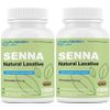 Puregen Senna Natural Vegetable Laxative 1000 Tablets Constipation Relief 2Pk