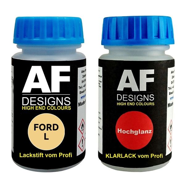 Lackstift für FORD L Willow + Klarlack je 50ml Autolack Basislack Set