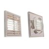 LOUVRE AIR VENT VENTILATION GRILLE EXTERIOR OR INTERIOR USE 100MM