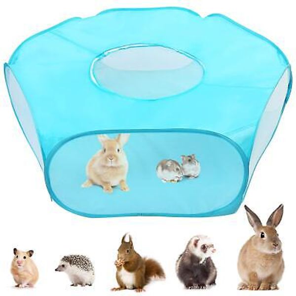 Pets Small Animal Playpen, Guinea Pig Playpen, Foldable Hamster Cage Tent wit...