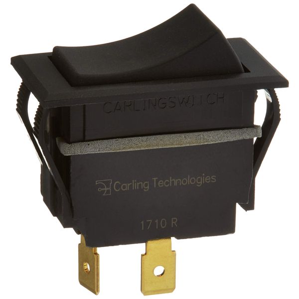 Painless Performance 80400 Rocker Switch, Momentary On, Non-Lighted, Black