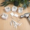 4 Pack Blind Brackets 1 Inch Window Blinds Headrail Holders White Profile Box Mounting Bracket Mini Blinds Box Mounting Bracket