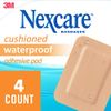 Nexcare Absolute Waterproof Adhesive Gauze Pad, One Size, 4 Count