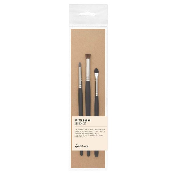 Jacksons Pastel Brush Set - of 3