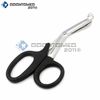 Black TRAUMA SHEARS BANDAGE SCISSORS 7 1/4"