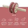 ALINCO WBF230 Abdominal Roller, Training Equipment, Exercise Roller, Diet Equipment, Exercise Wheel