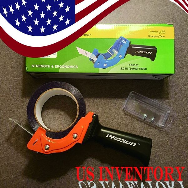 1/2PC 2-inch Quick change packing tape dispenser gun for box sealing